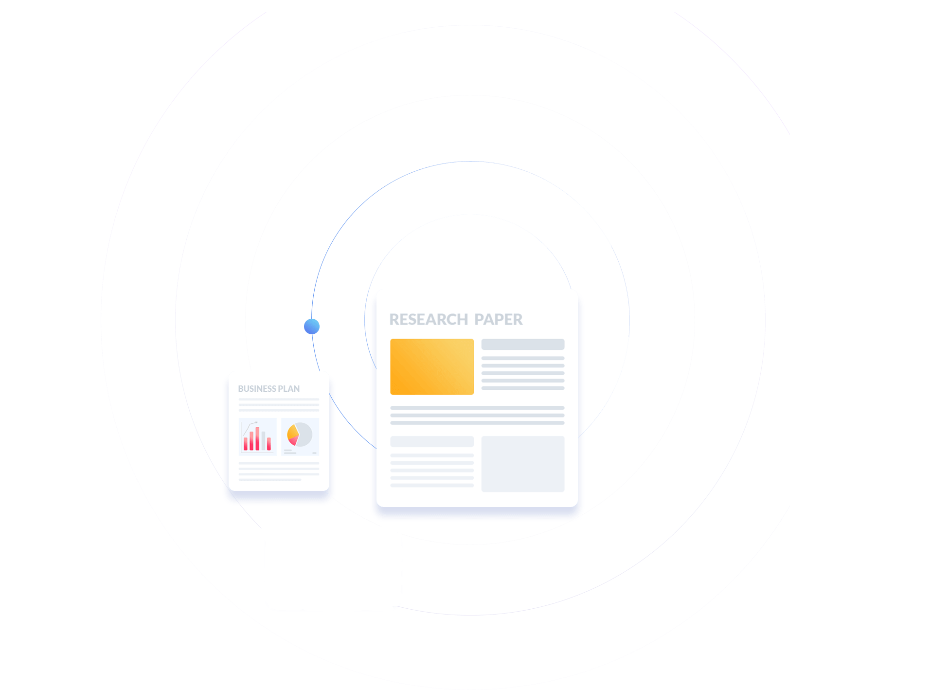 Illustration of types of writing service provided by Pro-Papers Illustration of types of academic papers